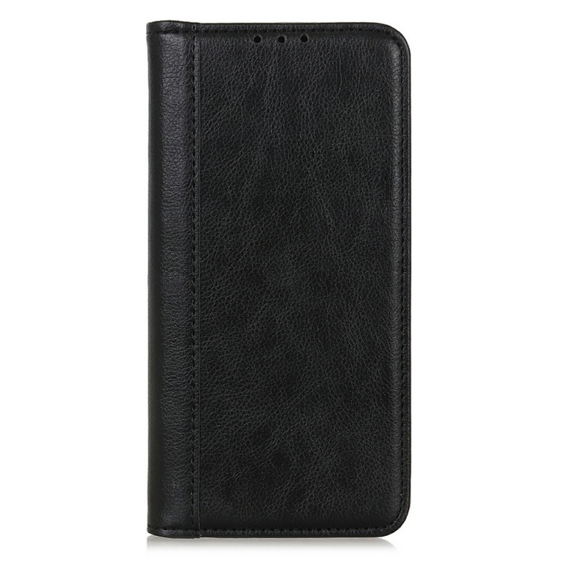 Flipcover voor iPhone 18 Pro / 17 Pro van gespleten leer