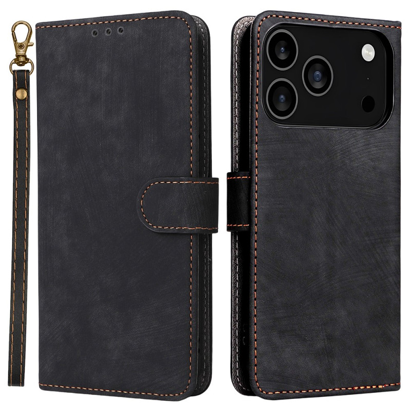iPhone 18 Pro / 17 Pro-hoesje met suède-look en RFID-bescherming