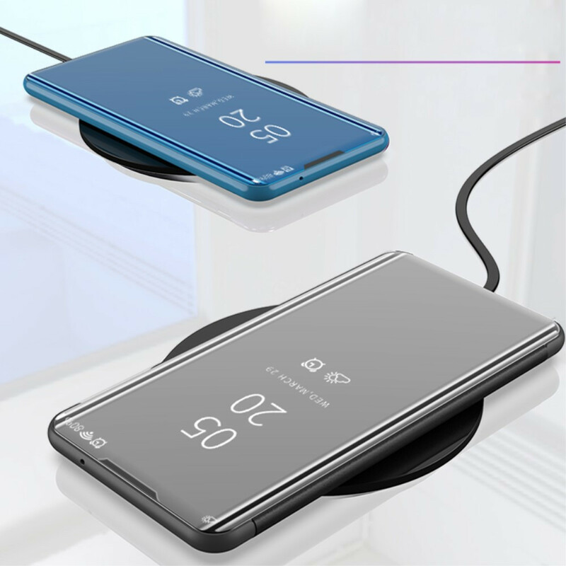 Bekijk Cover Samsung Galaxy Note 10 Spiegel en Kunstleer