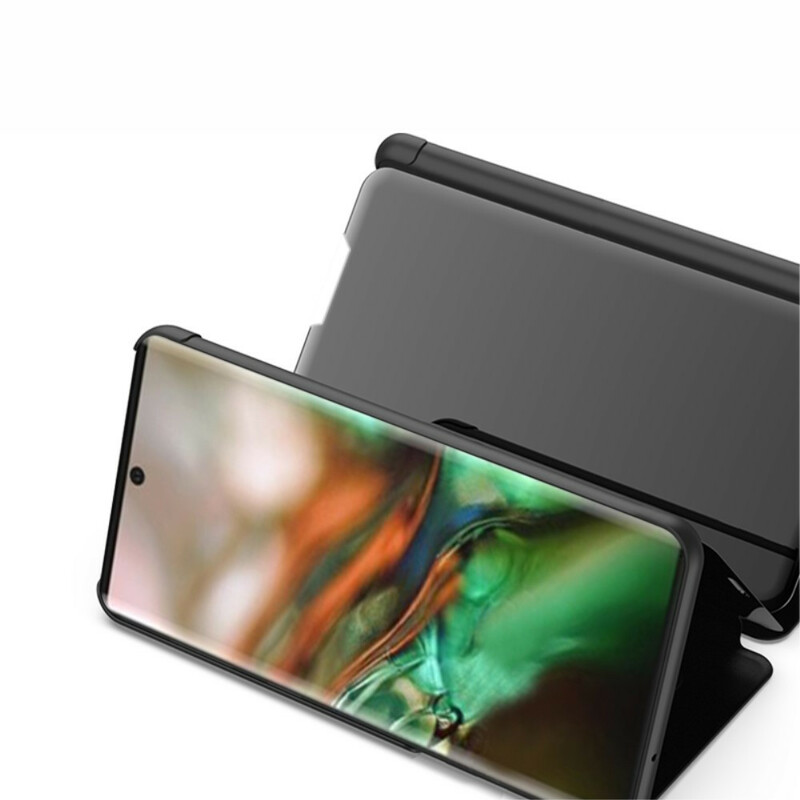 Bekijk Cover Samsung Galaxy Note 10 Spiegel en Kunstleer