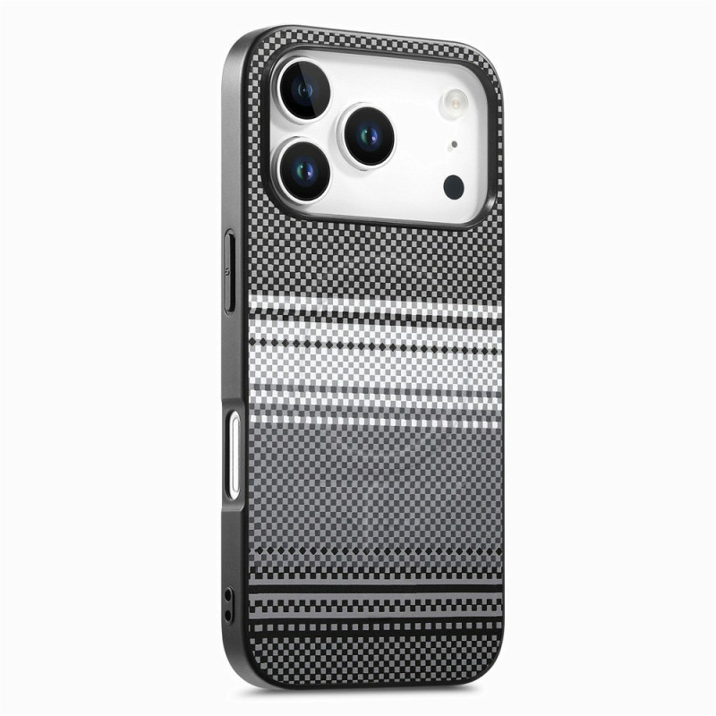 Magnetisch iPhone 18 Pro / 17 Pro-hoesje met kleurverloop en koolstofvezel-look