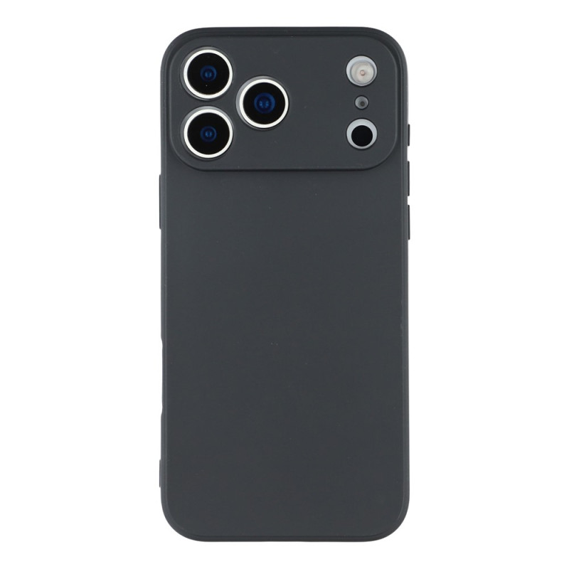 Siliconenhoesje voor iPhone 18 Pro / 17 Pro met rechte randen