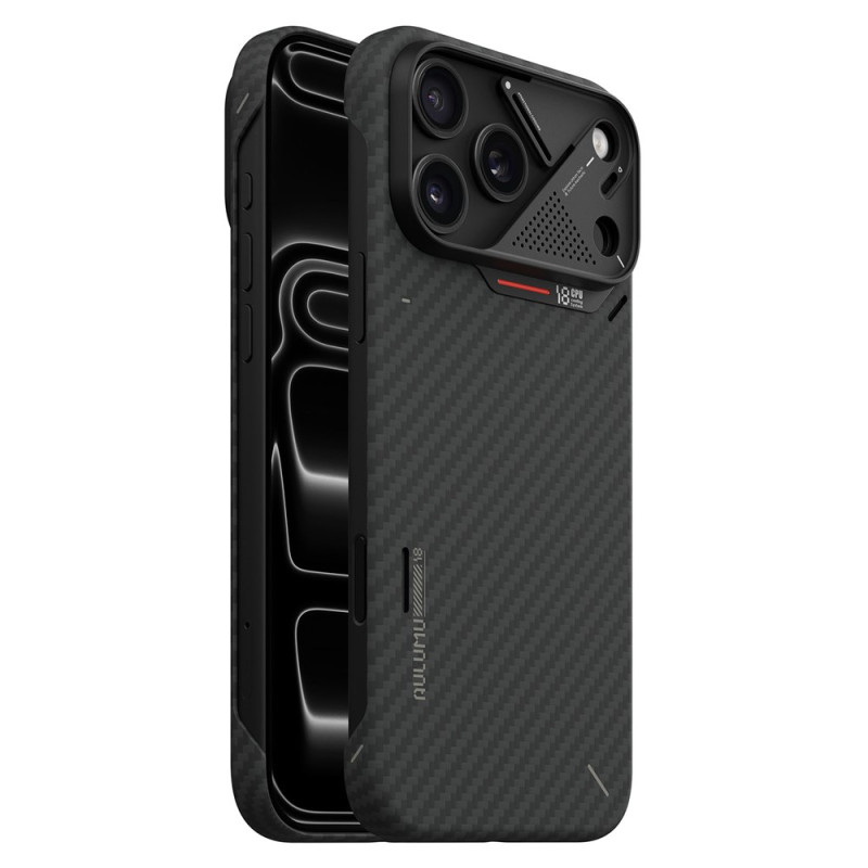 AULUMU-hoesje van aramidevezel voor iPhone 18 Pro Max / 17 Pro Max
