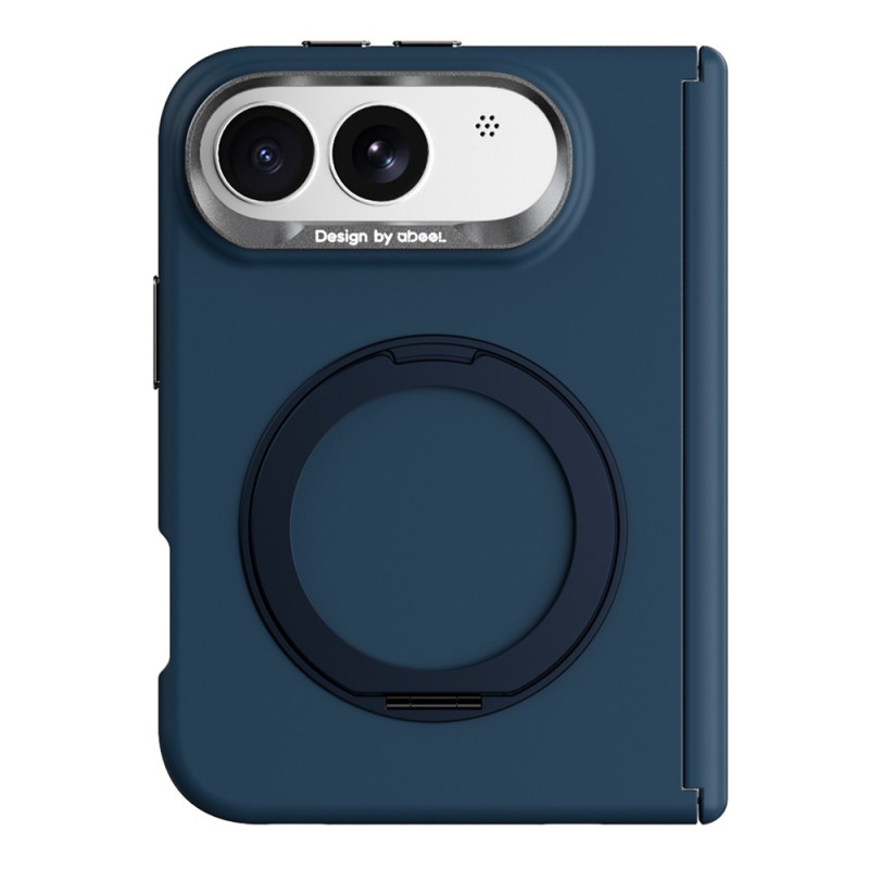 Magnetische siliconen iPhone-hoes Duo met 360° draaibare ring