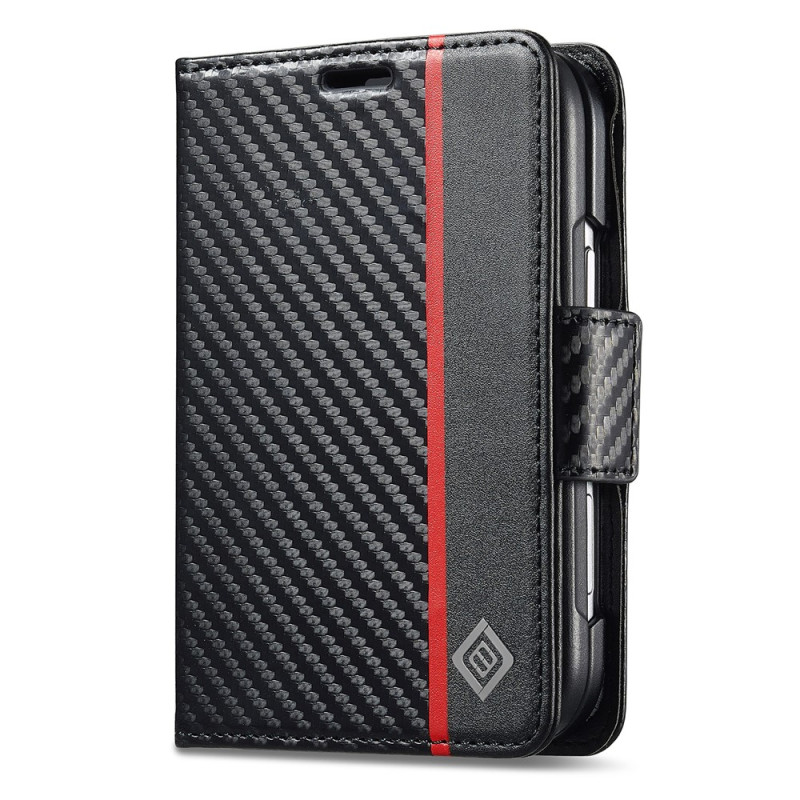 LC.IMEEKE iPhone-hoesje met koolstofvezel-design