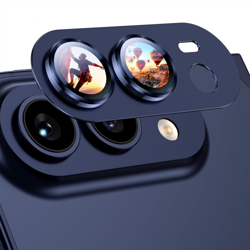 Beschermglas van gehard glas en aluminium voor iPhone Duo