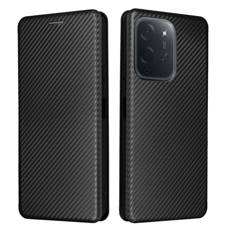 Flip-hoesje voor de Poco C95 Pro van koolstofvezel
