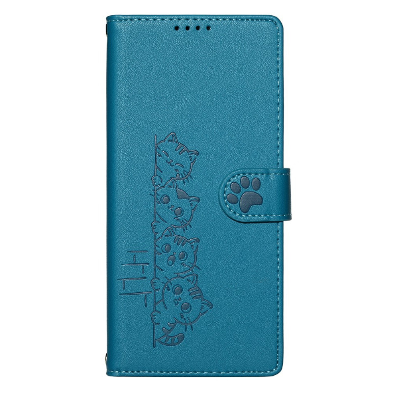 Hoesje voor Samsung Galaxy A18 4G / A17 4G / 5G met kattenmotief