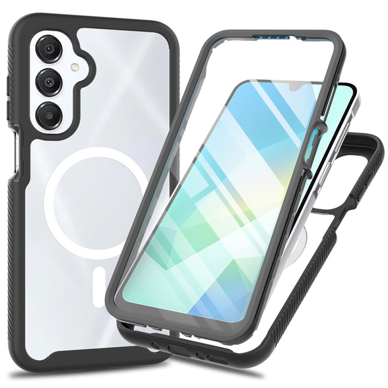 Doorzichtige magnetische hoes voor Samsung Galaxy A18 4G / A17 4G / 5G met PET-schermfolie