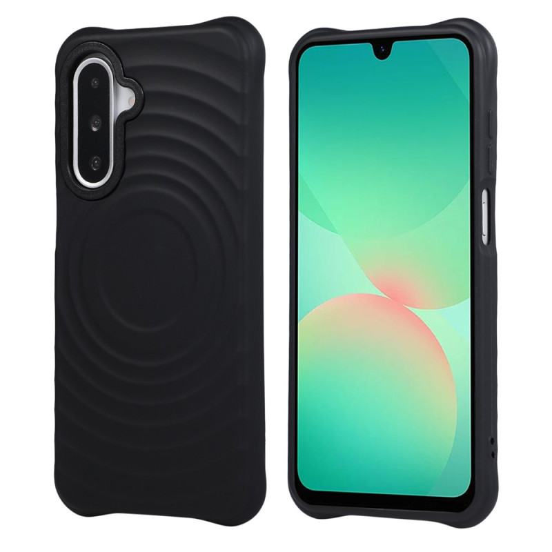 Samsung Galaxy A18 4G / A17 4G / 5G-hoesje met magneetsluiting, antislip en golvend patroon