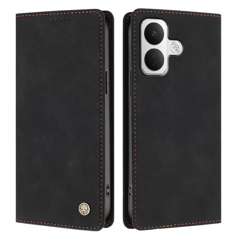 Flip-hoesje voor de Poco X8 5G met suède-look