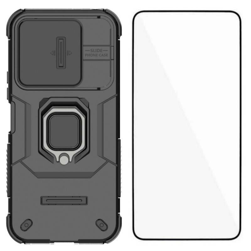 Stevige Xiaomi Redmi 17 5G/4G Ring-hoes met screenprotector