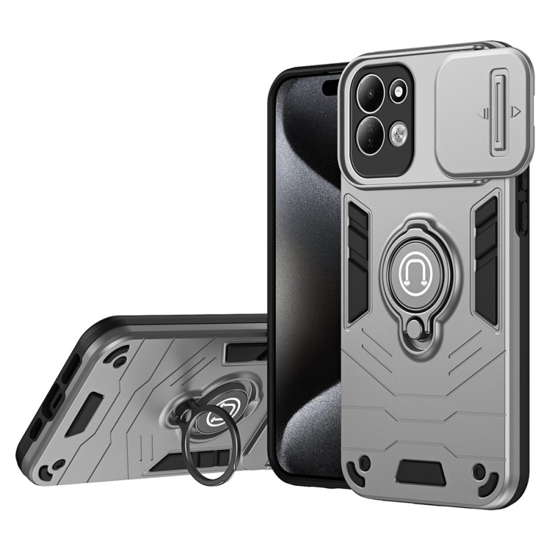 Schokbestendige hoes voor de Xiaomi Redmi 17 5G / 4G met cameraplaatje en standaard