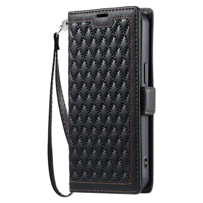 Xiaomi Redmi Note 17 4G/5G hoesje in vintage gewatteerde stijl