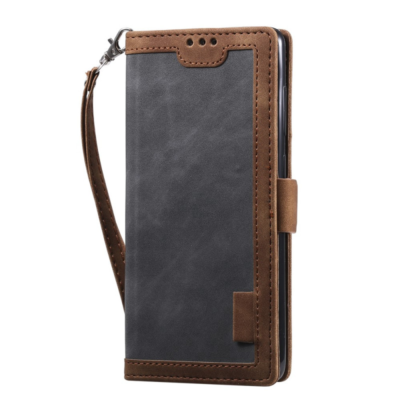 Samsung Galaxy Note 10 Lite-hoesje in portemonnee-stijl met retro-look en kaarthouders