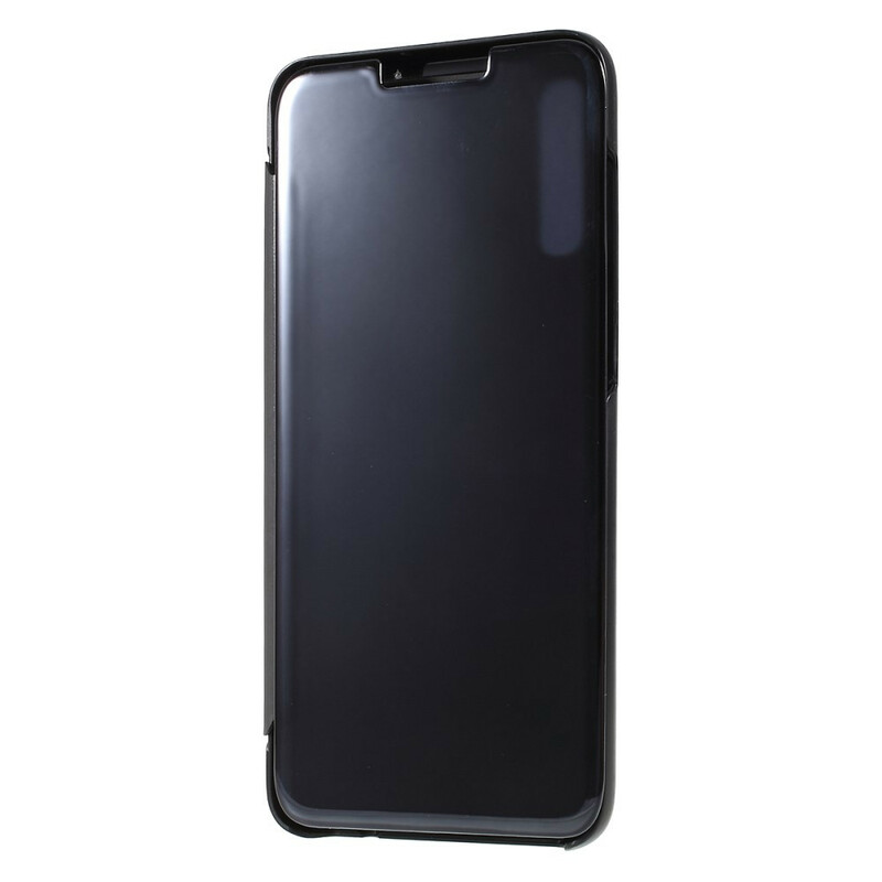 Bekijk cover Samsung Galaxy A70 spiegel en leer effect