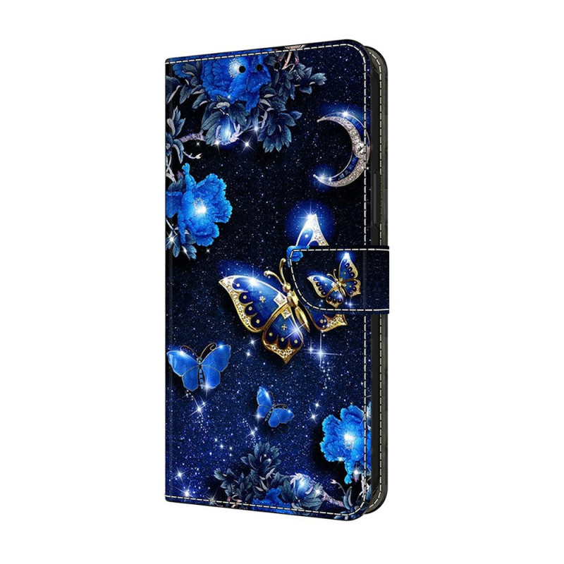 Hoesje voor Xiaomi Redmi Note 17 5G / 4G met motieven van kostbare vlinders