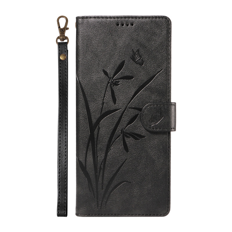 Hoesje voor Xiaomi Redmi Note 17 5G / 4G met orchideeën en vlinders