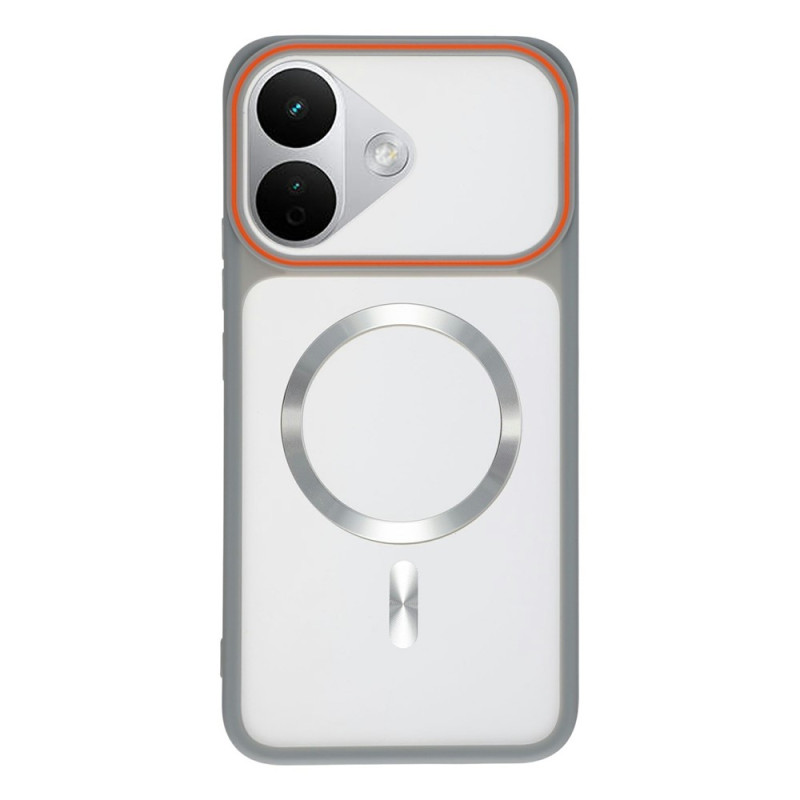 Xiaomi Redmi Note 17 Pro 5G-hoesje met magneetsluiting en transparante, matte achterkant