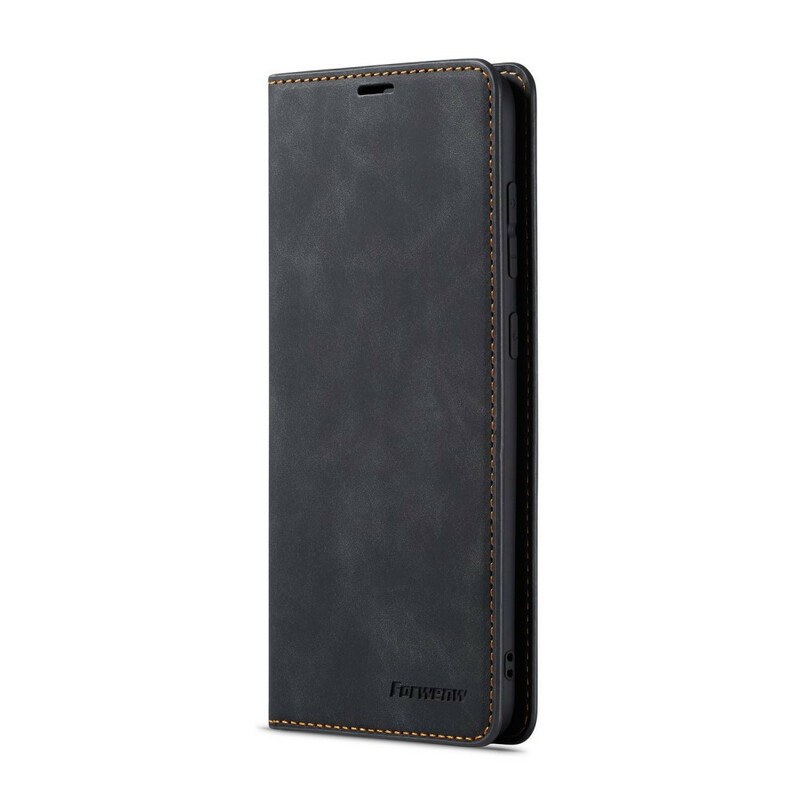 Flip cover Samsung Galaxy A70 Leder Effect VOORWENW