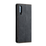 Flip cover Samsung Galaxy A70 Leder Effect VOORWENW