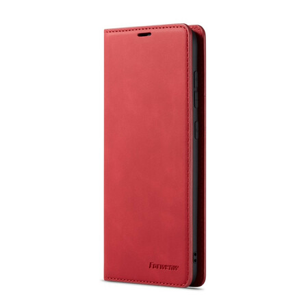 Flip cover Samsung Galaxy A70 Leder Effect VOORWENW