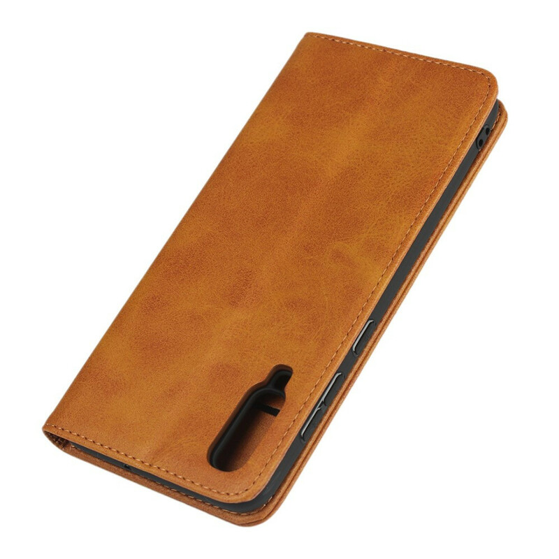 Flip cover Samsung Galaxy A70 Lederen Stijl Soberheid