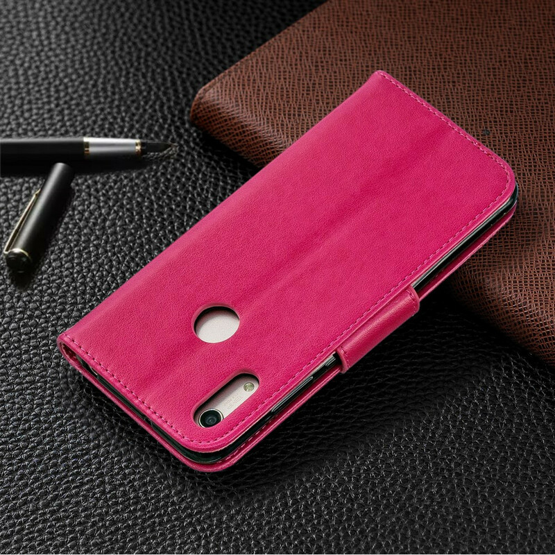 Hoesje Huawei Y6 2019 Vlinders en Schuine Flap Hoesje Huawei Y6 2019 Vlinders en Schuine Flap