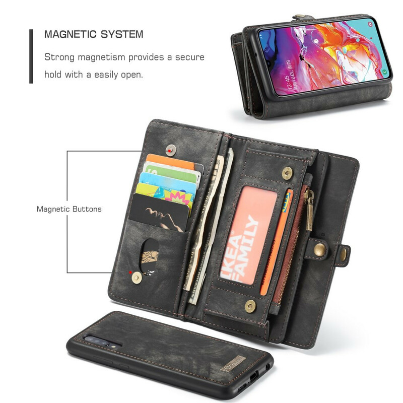 Hoesje Samsung Galaxy A70 CASEME Afneembare Cover Hoesje Samsung Galaxy A70 CASEME Afneembare Cover