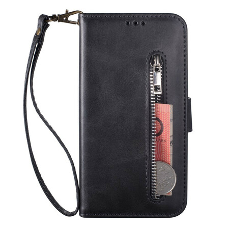 Hoes Huawei Y6 2019 Portemonnee met riem