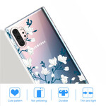 Samsung Galaxy Note 10 Plus Hoesje Wit Bloemen