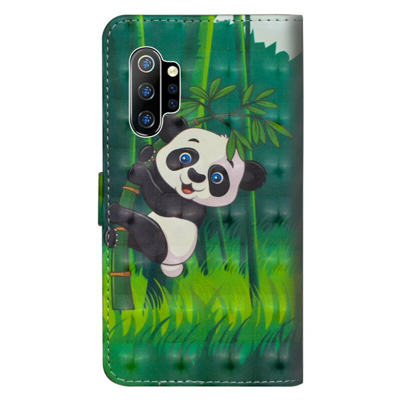 Samsung Galaxy Note 10 Plus Hoesje Panda en Bamboe