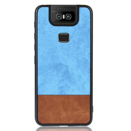 Asus ZenFone 6 Tweekleurig Kunstleer Hoesje