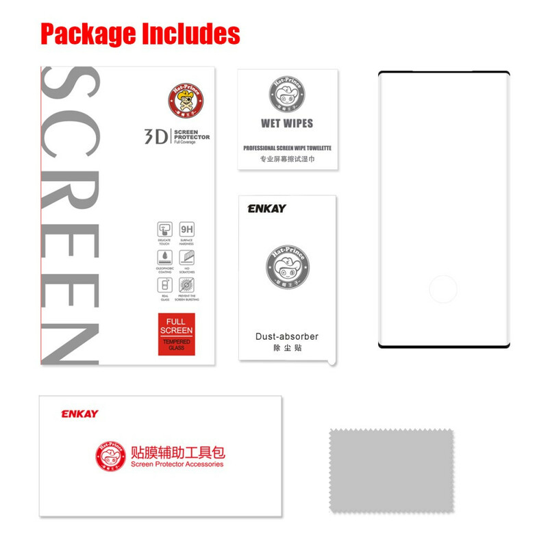 Gehard glazen bescherming voor Samsung Galaxy Note 10 Plus HAT PRINCE