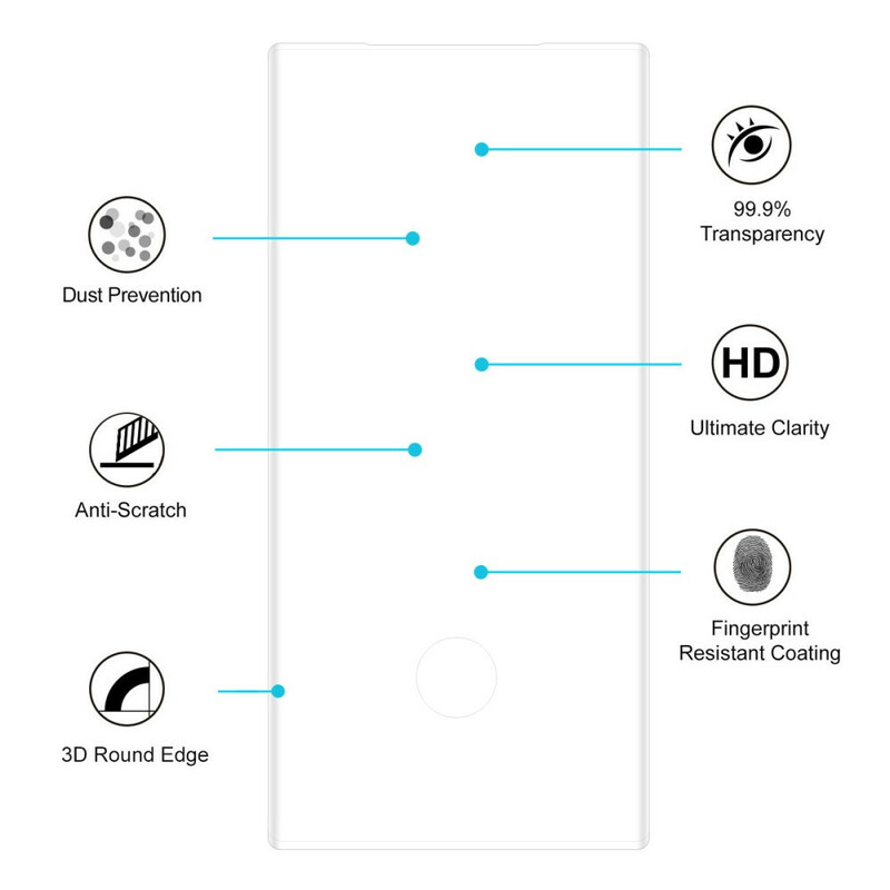 Gehard glazen bescherming voor Samsung Galaxy Note 10 Plus HAT PRINCE