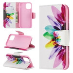 Hoesje iphone 11 aquarel bloem