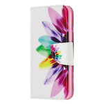 Hoesje iphone 11 aquarel bloem