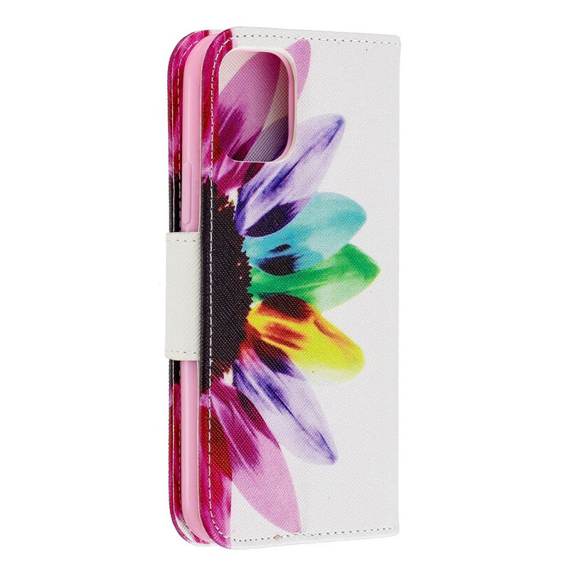 Hoesje iphone 11 aquarel bloem