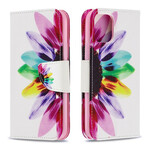 Hoesje iphone 11 aquarel bloem