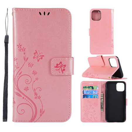Hoesje iPhone 11 Vlinders en Bloemen