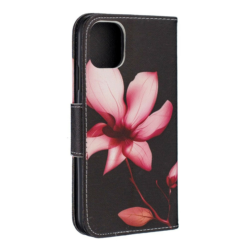 Hoesje iPhone 11R Bloem Roze