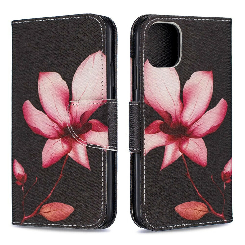 Hoesje iPhone 11R Bloem Roze