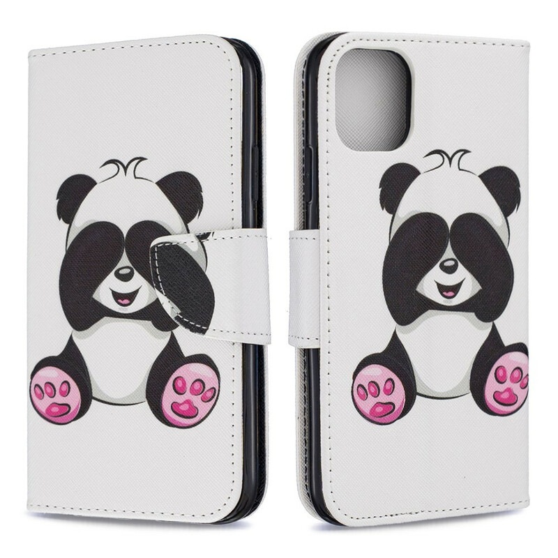 Hoesje iPhone 11R Panda Fun