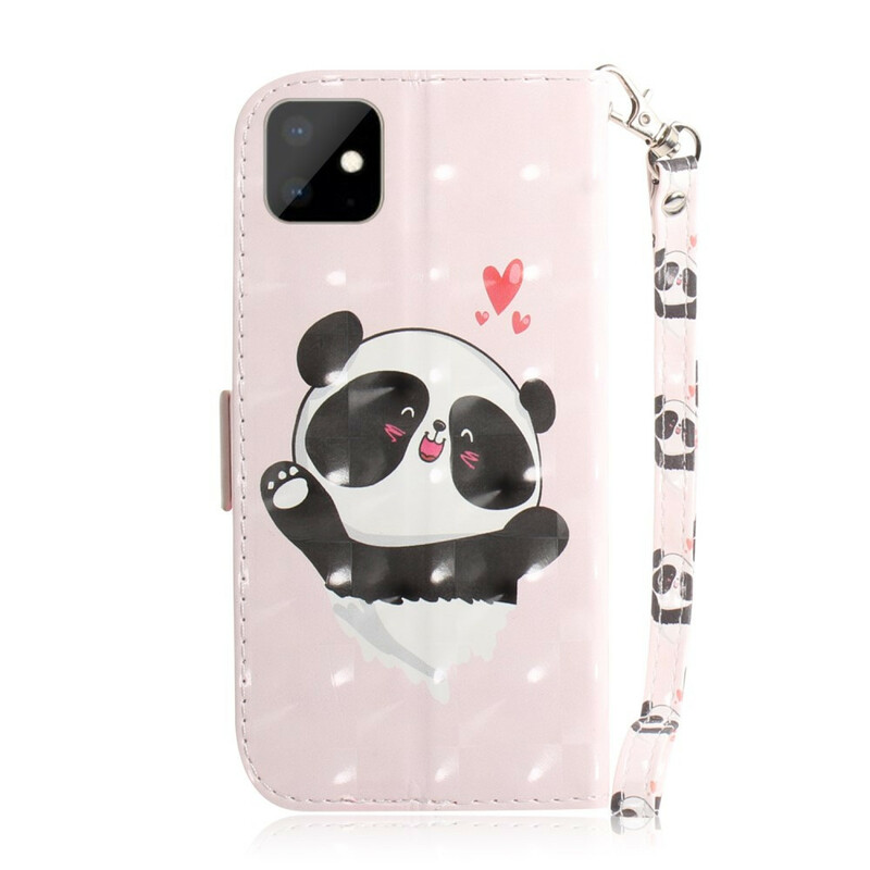 iPhone 11R Panda Liefdesbandje Case