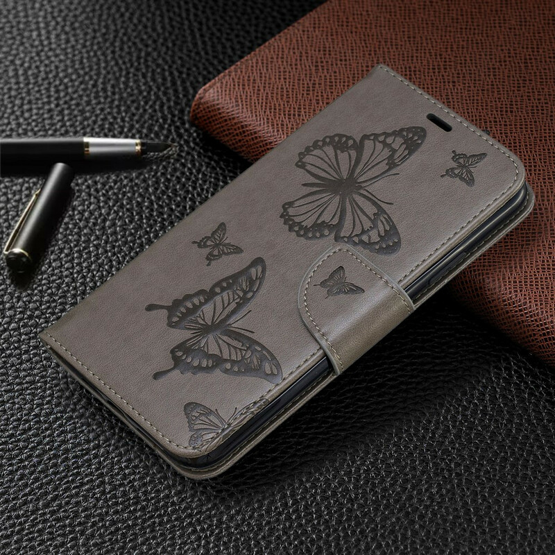 iPhone 11 Max bedrukte vlinders Lanyard Case