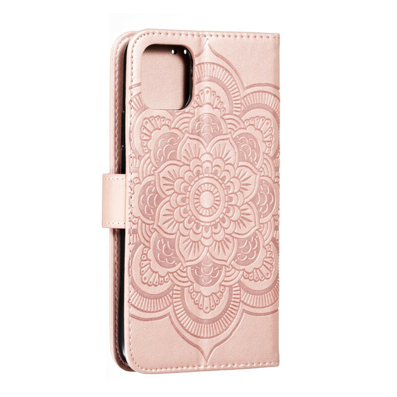 Case iPhone 11 Max Volledige Mandala met riem