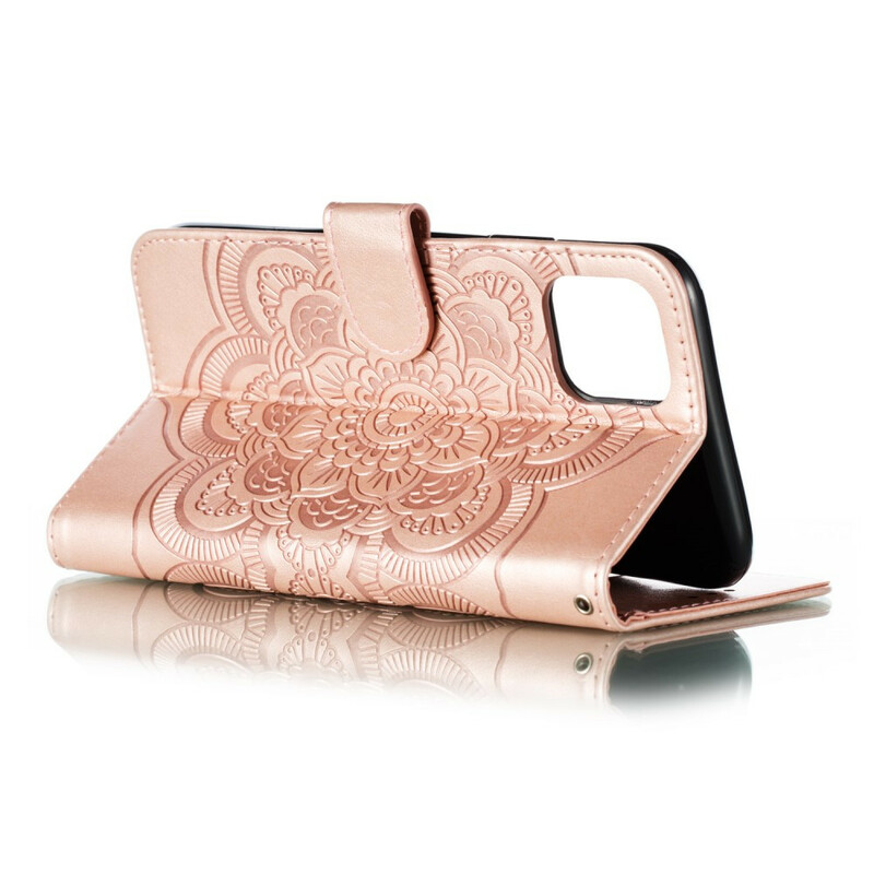 Case iPhone 11 Max Volledige Mandala met riem