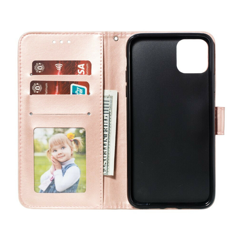 Case iPhone 11 Max Volledige Mandala met riem