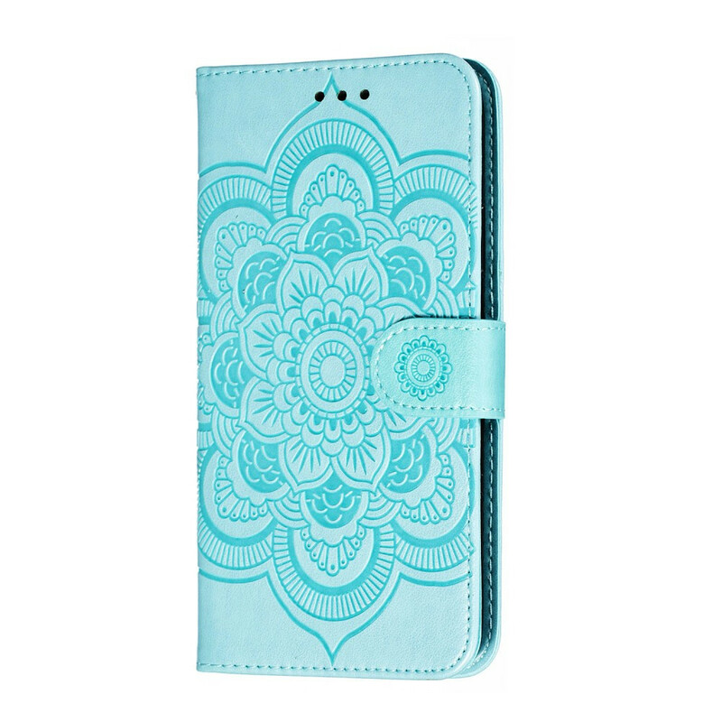 Hoesje iPhone 11 Max Volledige Mandala met riem