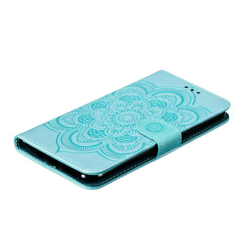 Hoesje iPhone 11 Max Volledige Mandala met riem